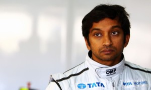 Karthikeyan Doesn't Complain About F1 Tires, HRT Car
