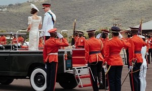 Kate Middleton and Prince William Use the Same Ride as the Queen in Jamaica, a Land Rover