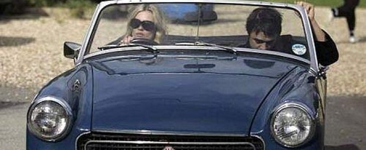 Kate Moss has owned an MG Midget for years, and it's her daily when she's at her country home in Cotswolds