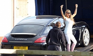 Katie Price Adds One-off Black Porsche Panamera to Her Car Collection