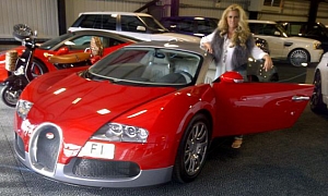 Katie Price Decides Pink Looks Better on Her Veyron