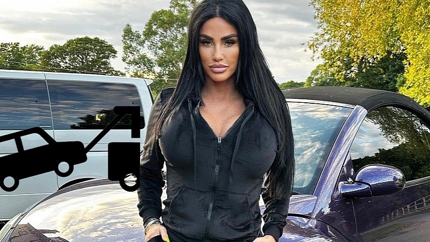 Katie Price had five of her cars repoed after failing to pay court settlement