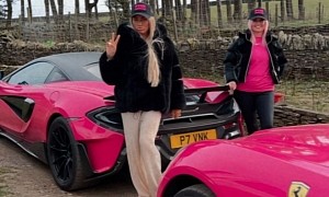 Katie Price Treats Herself to $240,000 Custom Pink Ferrari She’s Not Allowed to Drive Yet