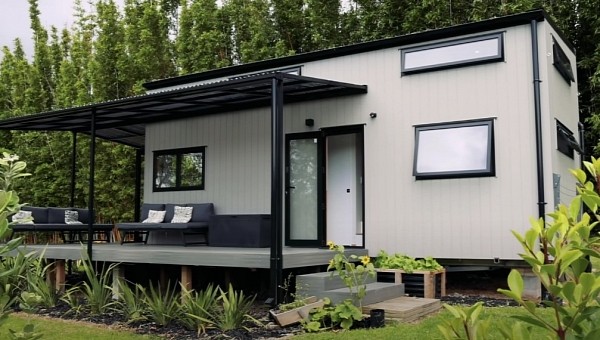 Three-bedroom tiny home is packed with amenities