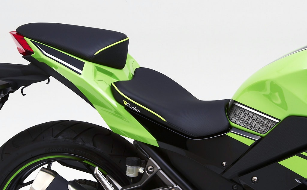 Kawasaki Ninja 300 Receives Custom Corbin Seats autoevolution