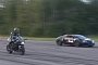 Kawasaki Ninja H2 Smokes Bugatti Veyron 16.4 "Dutchbugs"