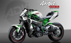 Kawasaki Ninja H2R Steetfighter by AD Koncept