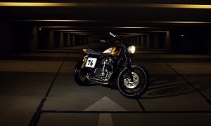 Kawasaki W650 “Gold Digger” Is A Custom Masterpiece With Flat Tracker Genes