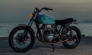 Kawasaki W650 'The Wave' Is a Clean, Retro-Looking Custom Beauty From Greece