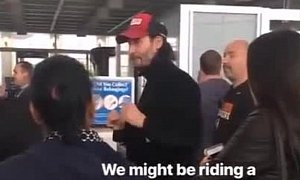 Keanu Reeves Takes Bus Ride With Stranded Plane Passengers, He's so Much Fun