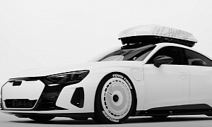 Ken Block Introduces His Brand-New Audi RS e-tron GT, It's a Stormtrooper on Wheels