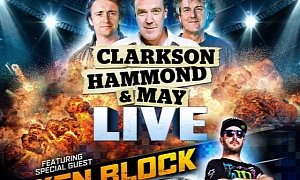 Ken Block Joins Clarkson, Hammond & May Live Show in South Africa