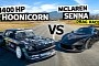 Ken Block's Hoonicorn Drag Racing McLaren Senna Is Forza 4 in Real Life