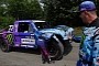 Ken Block's Trophy Truck Meets His Subie Rally Car, Let's See Which Is Faster