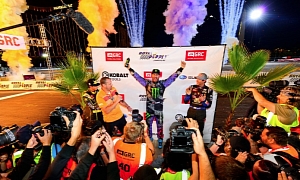 Ken Block Wins First Global Rallycross Race