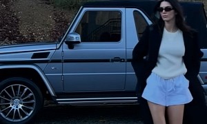 Kendall Jenner Is Casually Cool, Out Matching With Her Mercedes G-Wagen Cabrio
