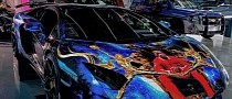 Kendo Kaponi's Jordan-Inspired Lambo Aventador Is a Reflective Wrap Slam Dunk