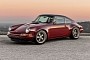 Kensington Porsche 911 by Singer Has Red Blood Dark Carbon, a 4.0L Heart, and RHD