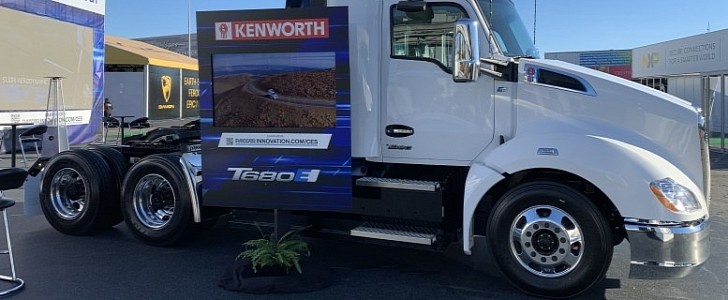 Kenworth T680E all-electric truck 