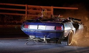 Kevin Hart Injured in 1970 Plymouth Barracuda Crash, Car Wrecked