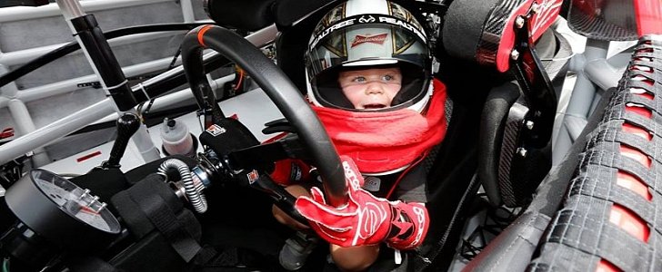Kevin Harvick’s Son Drives a Dune Buggy Go-Kart, and He's Adorable