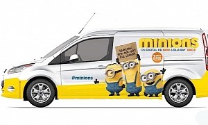 Kevin, Stuart, and Bob Will Tour the Country in a Ford Transit Connect Minionwagon