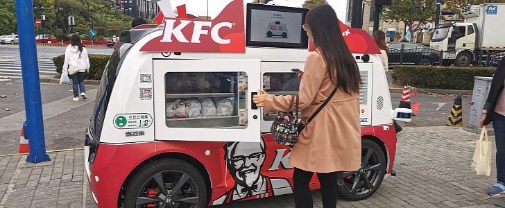 KFC is deploying driverless food pods in Shanghain, with help from Neolix
