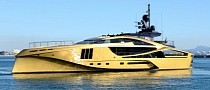 Khalilah, the Golden Superyacht at the Crossroads Between Opulence and Innovation
