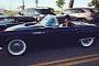 Khloe Kardashian Poses in a 1955 Ford Thunderbird: Didn’t Like The Jeep?