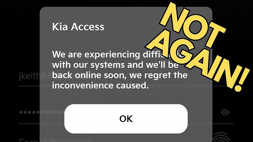 The Kia Access app went down for a mysterious reason