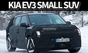 Kia EV3 Spied With Toned Down Concept Looks, Due as 2025 Model in North America