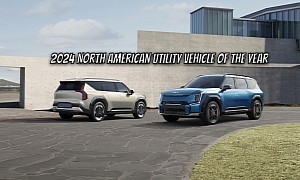 Kia EV9 Electric SUV Wins 2024 North American Utility Vehicle of the Year Award