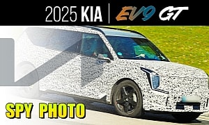 Kia EV9 GT Sheds Some Camo As It Starts Performance Testing on the Nürburgring Racetrack