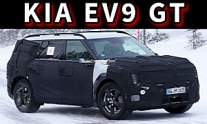 Kia EV9 GT Spied, High-Performance Electric Crossover Due Early Next Year