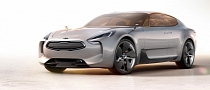 New Kia GT Rear-Wheel-Drive Concept Photos Leaked Ahead of Frankfurt Debut