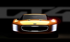 Kia GT4 Stinger Teased, Has RWD and 315 HP