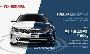 Kia K5 Sedan (Optima) Launched with 5 Engines and Two Design Lines in Korea