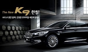 Kia K9 Flagship Sedan Gets 5-liter GDI V8 in South Korea <span>· Video</span>