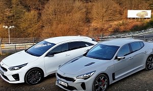 Kia Proceed GT Takes to the Nurburgring, Gets Chased by Stinger GT