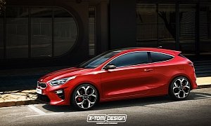 Kia Proceed Rendered as a Slightly More Exciting South Korean Hatchback