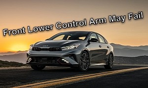 Kia Recalls 2023 Forte Sedan Over Right Front Lower Control Arm Issue