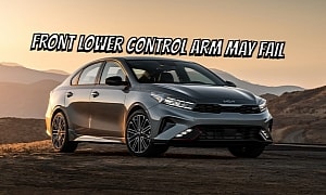 Kia Recalls Certain 2023 Forte Vehicles Over Improperly Welded Front Lower Control Arm