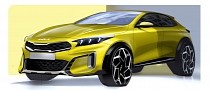Kia Reveals Official Sketches for Updated XCeed Crossover Ahead of Next Week’s Unveiling
