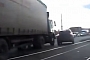 Kia Sportage Driver 'Invents' New Lane Without Alerting Truck Driver