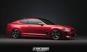 Kia Stinger Coupe Rendered as the Two-Door GT That Kia Doesn't Afford to Build