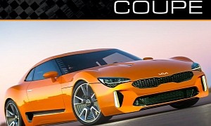 Kia Stinger GT Morphs Into Coupe Body, Turns South Korean Muscle Car Material