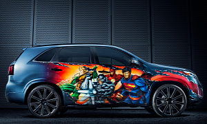 Kia Unveils Justice League SUV for San Diego Comic-Con