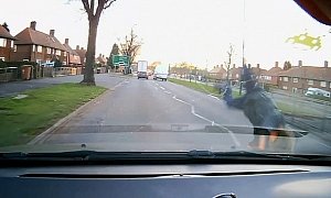 Kid Cheats Death Twice When Hit by Learner Driver in Nottingham