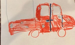 Kid’s Drawing Helps Cops Identify Truck Used by Porch Pirates on Recent Spree