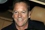 Kiefer Sutherland Seen Driving His Porsche Panamera Out to Dinner